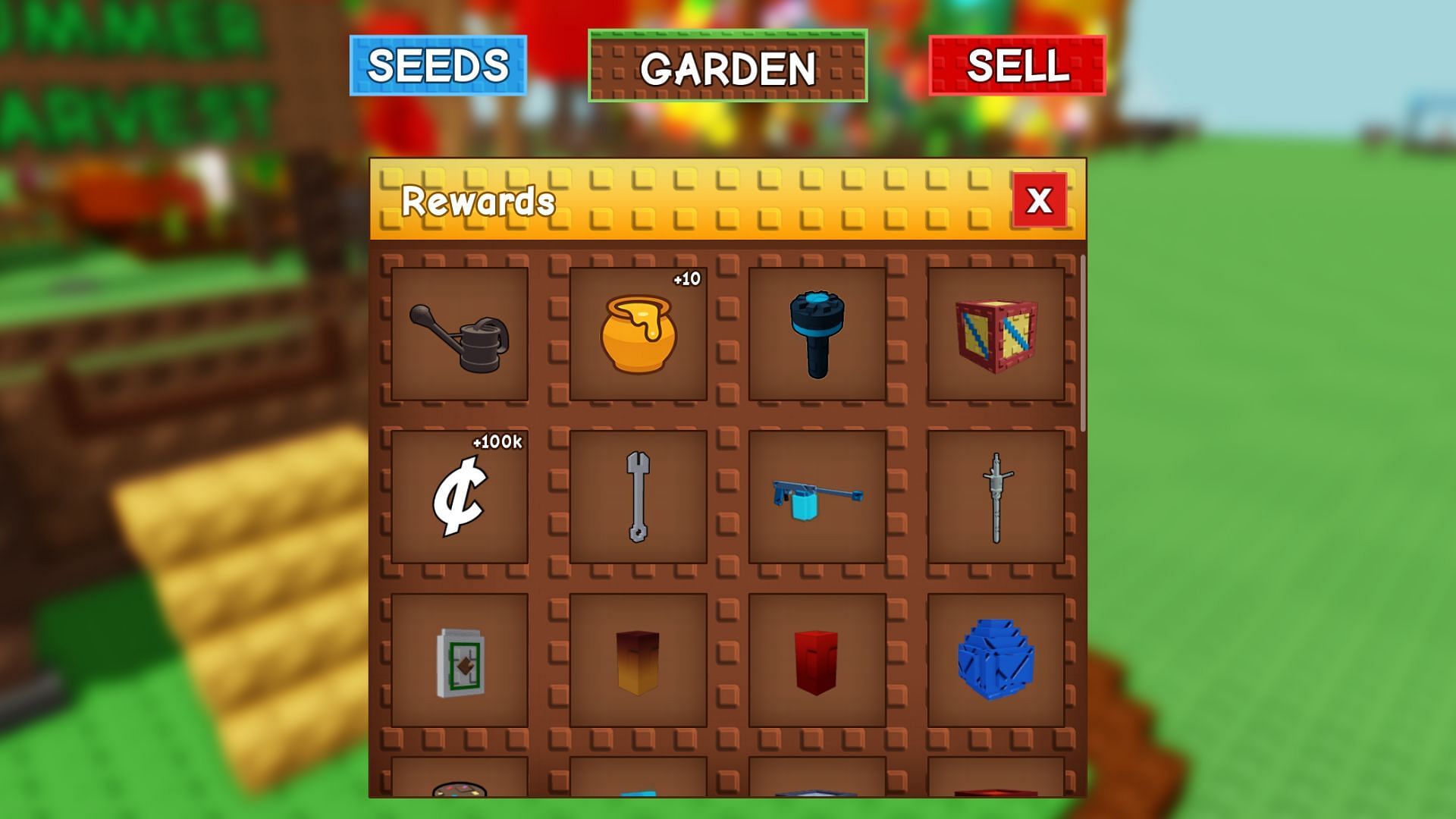 You will get random rewards (Image via Roblox)
